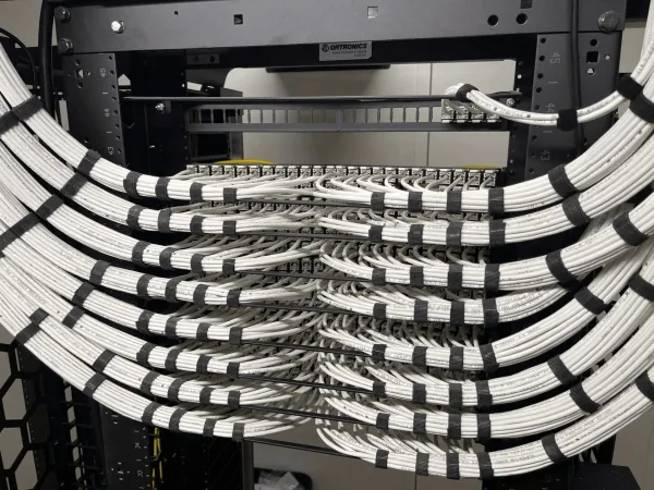 Patch panel termination and labeling — DigiCo Wiring, Los Angeles