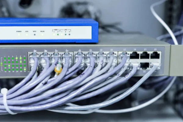 Structured cabling — office network build-out — DigiCo Wiring, Los Angeles