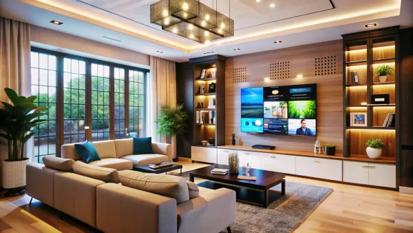 Audio-video wiring for a media room — DigiCo Wiring, Los Angeles